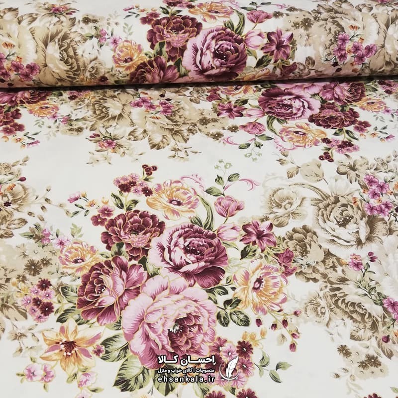 پارچه ملحفه طوبی طرح  کریستال