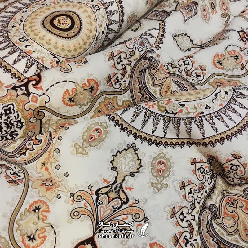 پارچه ملحفه طوبی طرح  ترمه