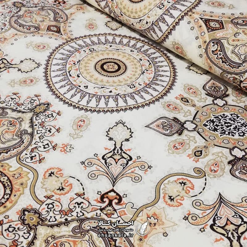 پارچه ملحفه طوبی طرح  ترمه