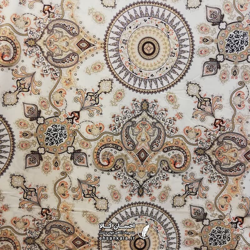 پارچه ملحفه طوبی طرح  ترمه