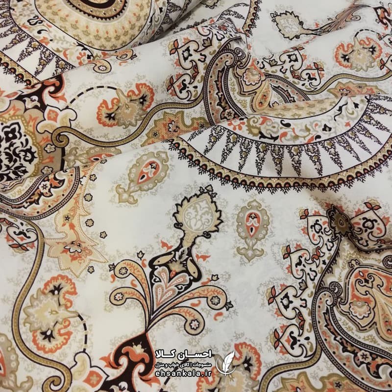 پارچه ملحفه طوبی طرح  ترمه