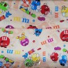 ملافه عروسکی طرح M&M ام اند ام