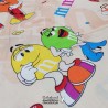 ملافه عروسکی طرح M&M ام اند ام