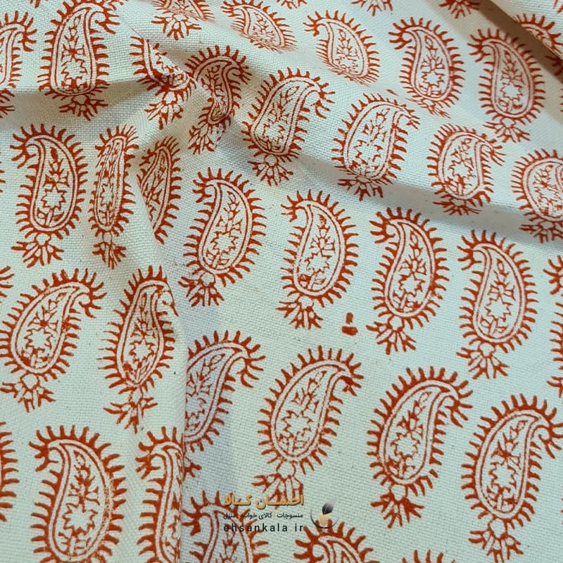 پارچه چیت سازی طرح بته