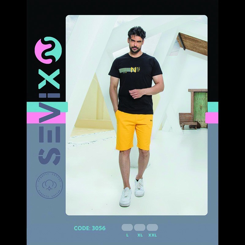 ست تیشرت و شلوارک sevix کد 3056