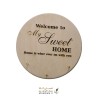 جا کلیدی دیواری چوبی طرح home