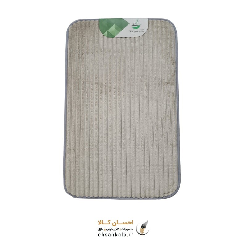 پادری حمام و سرویس بهداشتی مخمل رنگ موشی